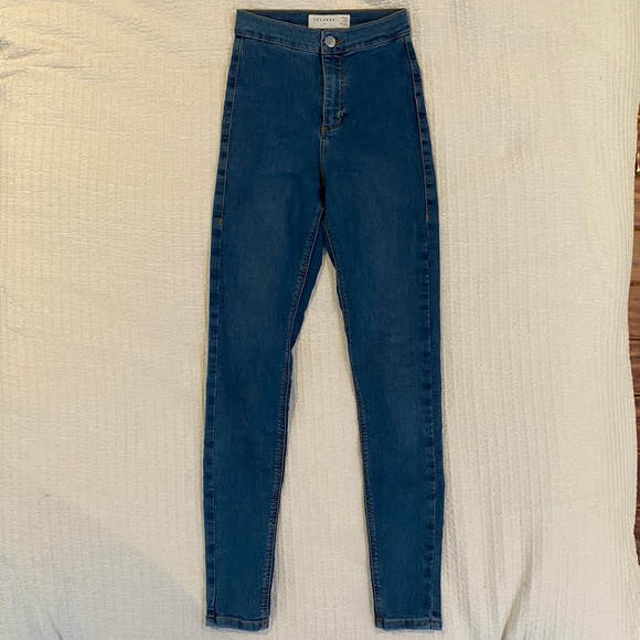 TopShop Blue Skinny Jeans - Picture 9 of 9
